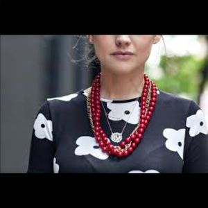 Classic Red bead necklace
